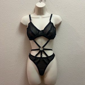 SOLD OUT Poster Girl Done Deeds Mesh Bodysuit by Dolls Kill in size small!